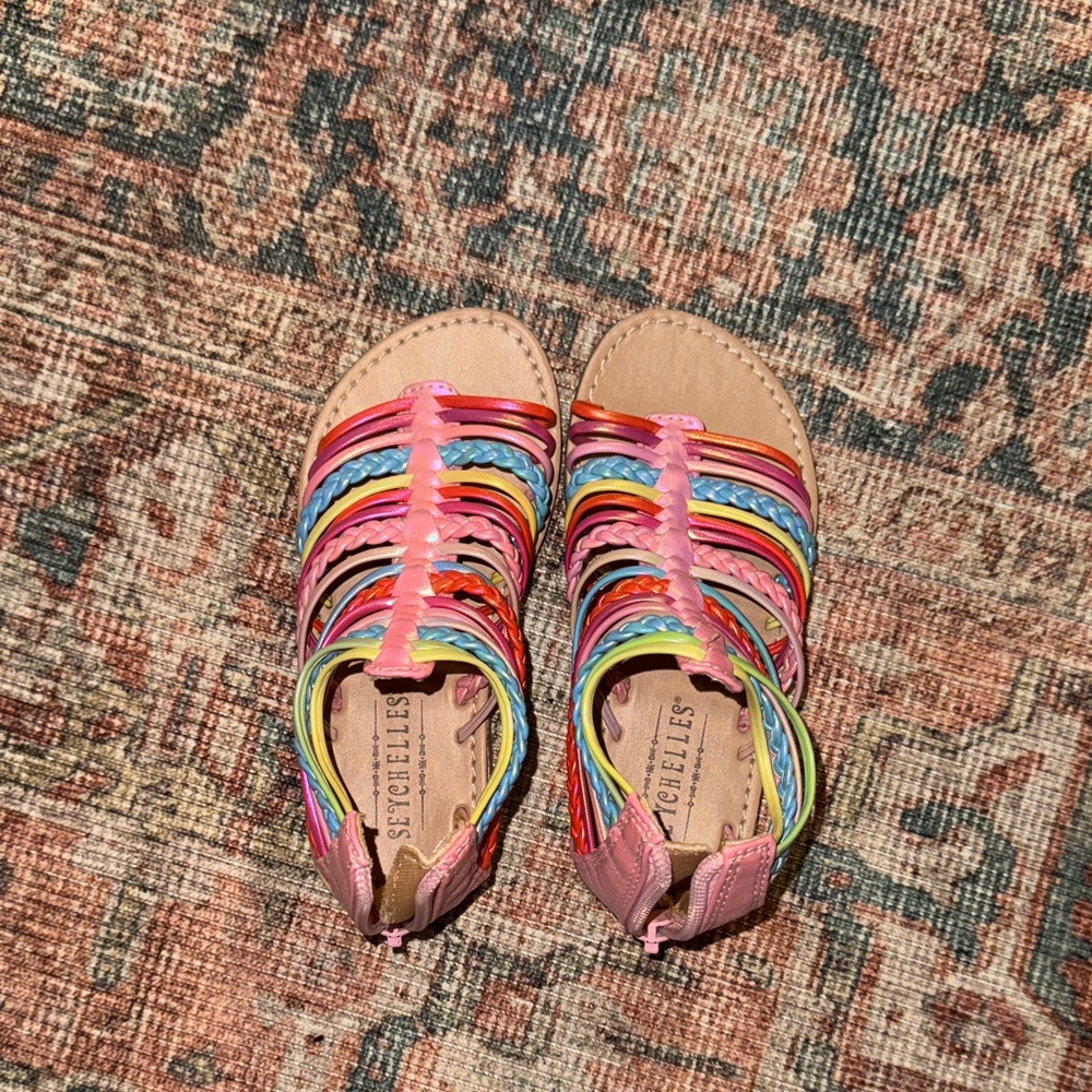 Seychelles Kids Multicolor Strappy Sandals